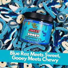 Sweet Gooey Gummies – Blue Raspberry & Watermelon in Sweet Ooze | Candy