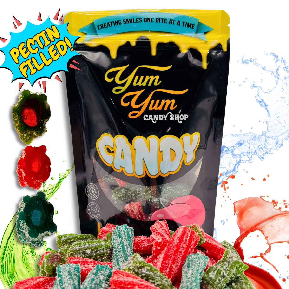 Fruit-Filled Sour Licorice Twists – 3 Flavors | Yum Yum Fruit-Filled Sour Licorice Twists – 3 Flavors | Yum Yum