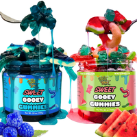 Sweet Gooey Gummies – Blue Raspberry & Watermelon in Sweet Ooze | Candy