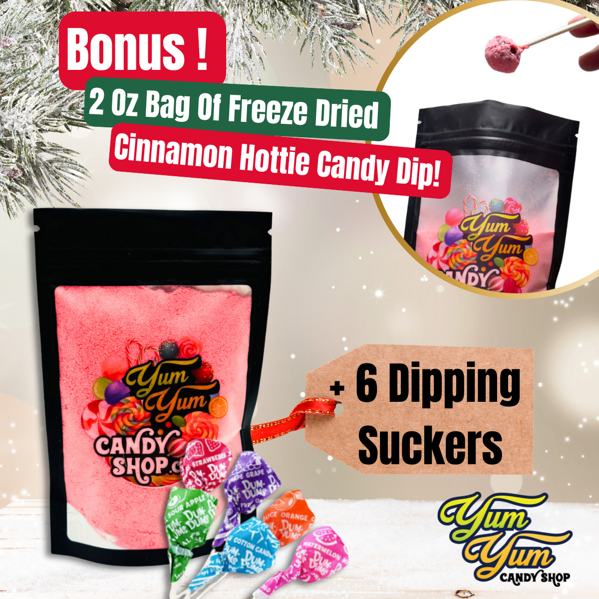 Christmas Gift Set Freeze Dried Candy Bundle Variety Pack With Ultimate Gummy Candy Mix Santa's Snack Sack