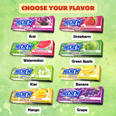 Moringa Hi-Chew Chewy Fruit Candy Sticks Multiple Flavors Japan Gluten Free Sweet Candy