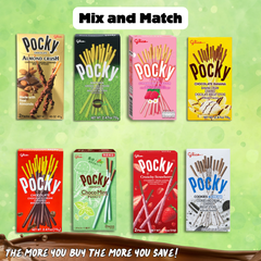 Glico Pocky Sticks Multiple Flavors Japanese Snacks - Crunchy Japanese imported limited edition Chocolate Mix and Match