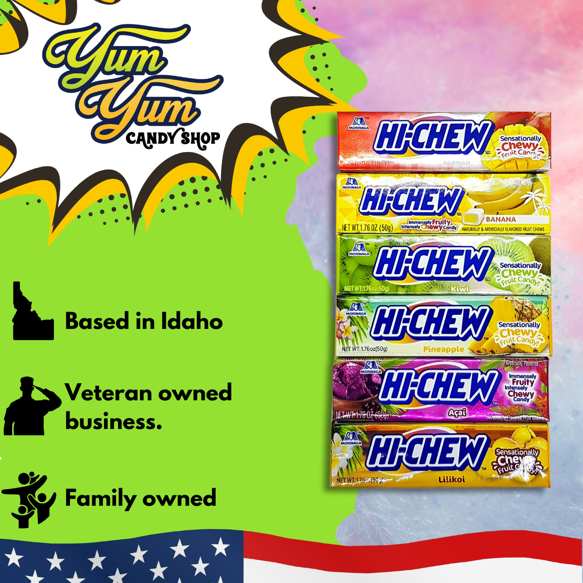 Moringa Hi-Chew Chewy Fruit Candy Sticks Multiple Flavors Japan Gluten Free Sweet Candy