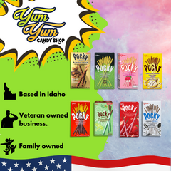 Glico Pocky Sticks Multiple Flavors Japanese Snacks - Crunchy Japanese imported limited edition Chocolate Mix and Match