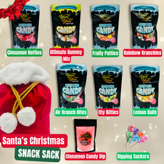 Christmas Gift Set Freeze Dried Candy Bundle Variety Pack With Ultimate Gummy Candy Mix Santa's Snack Sack