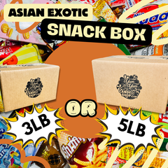 3lb or 5lb Exotic Asian Snack Box Sweets Candy Ramen Korean Japanese Chinese Variety International Snack Mix