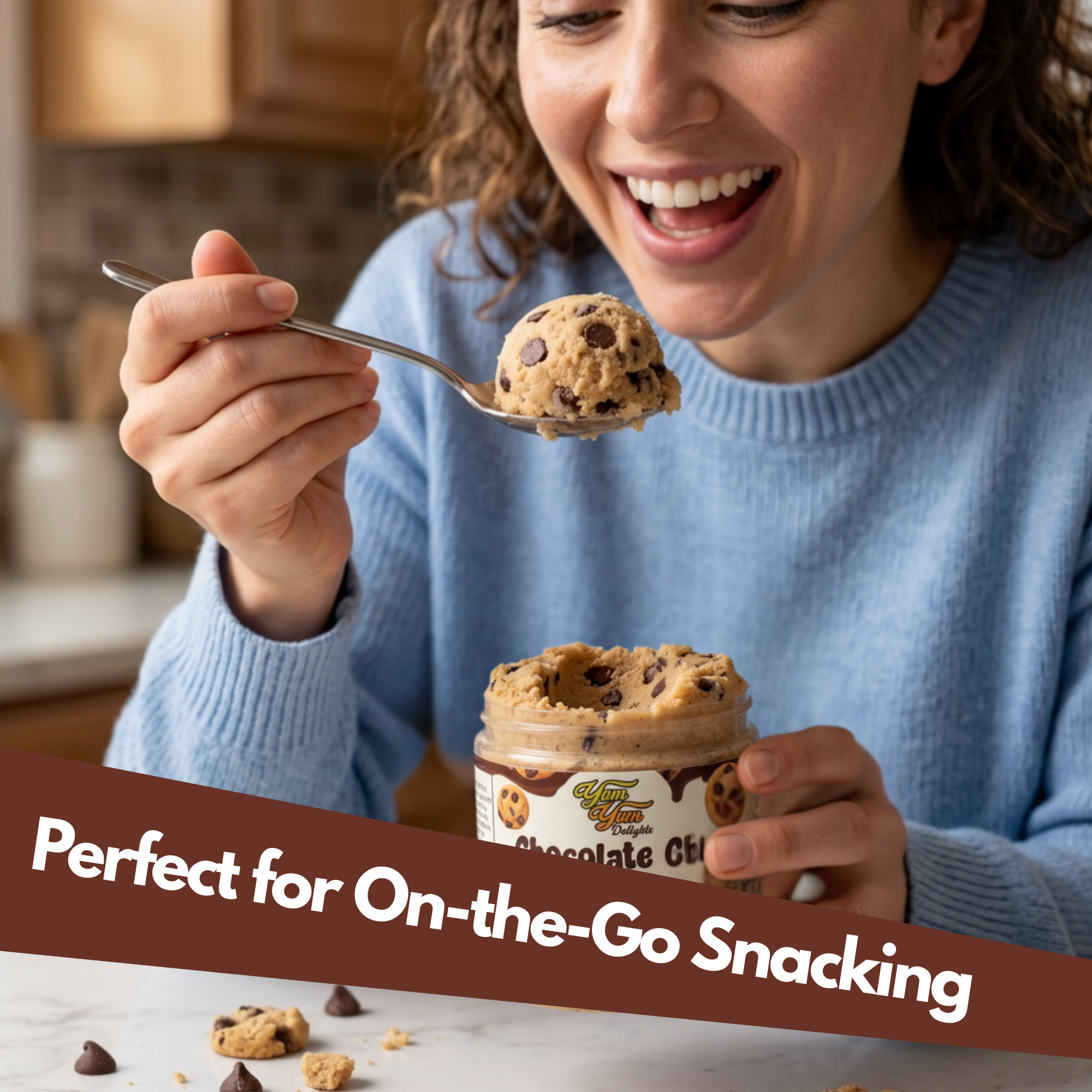 Edible Chocolate Chip Cookie Dough – The Ultimate No-Bake Treat - Yum Yum Delights - Yumyumcandyshop