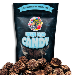 Freeze Dried Chocolate Coconut Mallo Bites Candy Chocolate Marshmallow and Coconut Bites Sized Chocolates