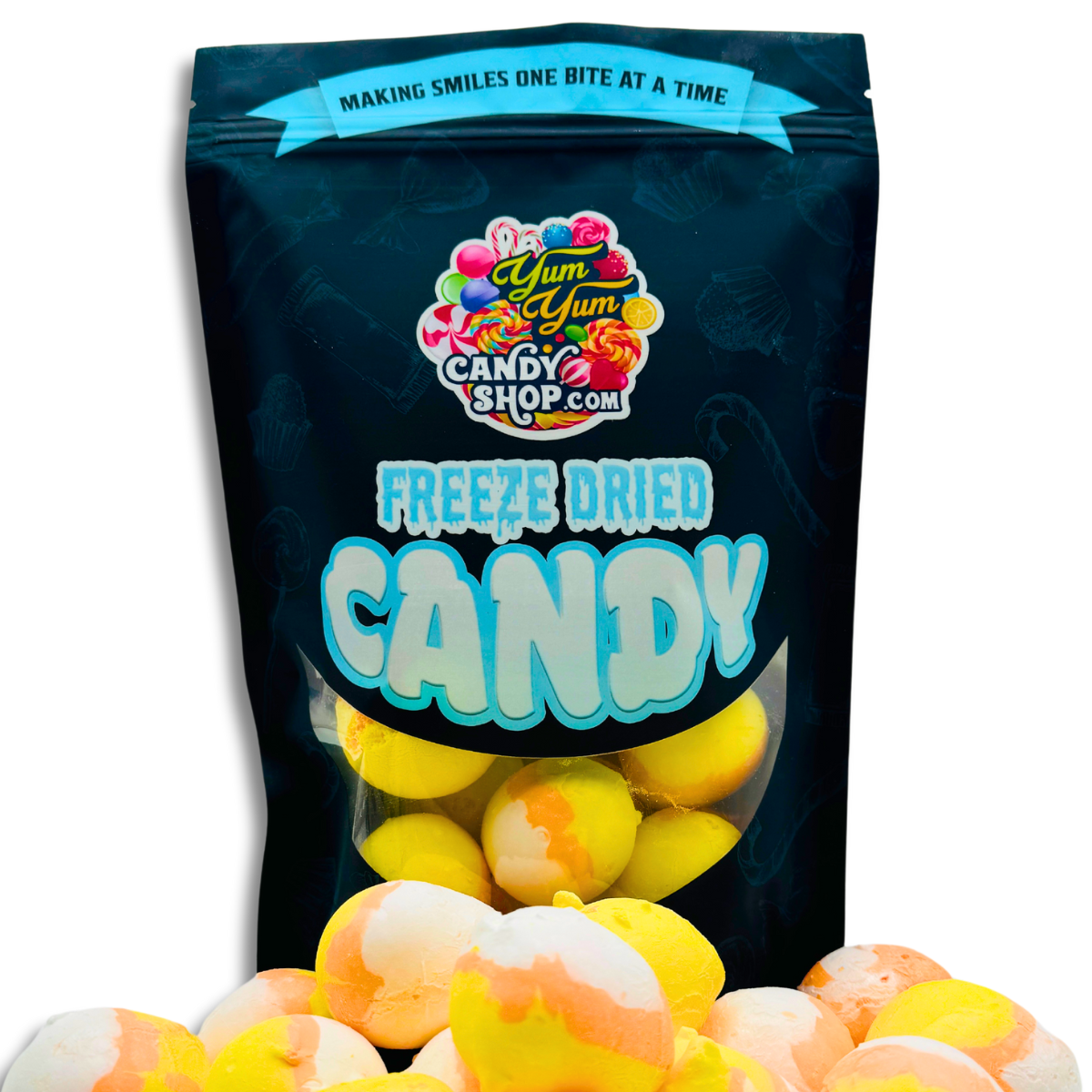 Freeze Dried Candy Corn Salt Water Taffy Huge 5oz Bag Halloween Candy