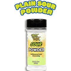 Sweet & Sour Candy Powder Shaker – Blue Raspberry, Cotton Candy, Wild Cherry & Plain