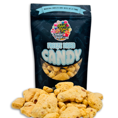 Limted Edition Freeze Dried Peanut Brittle Seasonal Freeze Dried Candy Holiday and Christmas Peanut Toffee 4 oz Bag