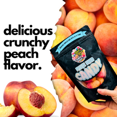 Freeze Dried Peach Hearts 4oz Bag