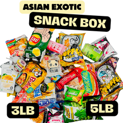 3lb or 5lb Exotic Asian Snack Box Sweets Candy Ramen Korean Japanese Chinese Variety International Snack Mix