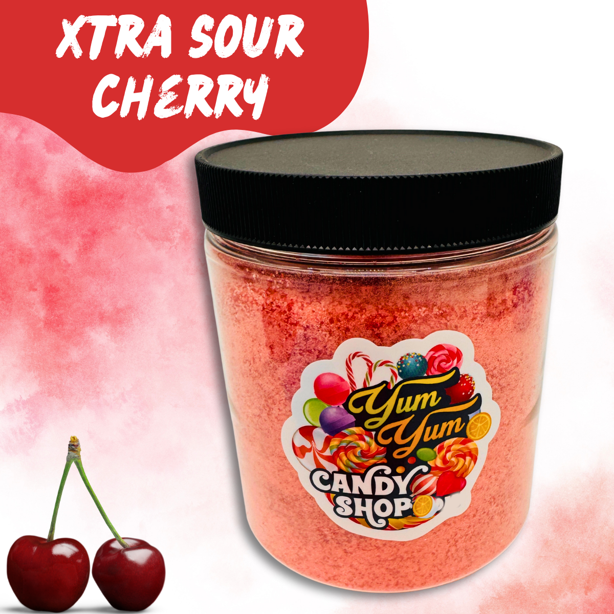 Candy Dipping Powder - Sour Blue Raspberry - Wild Cherry - Cotton Candy - Lick Dip Coating Powder