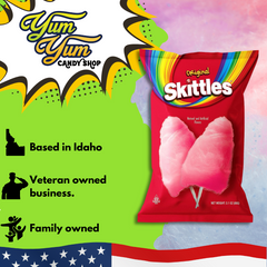 Skittles Cotton Candy 3.1 Oz Bag Rainbow Flavored