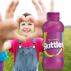 Skittles Wild Berry Drink – 14oz Bottle - Candy Flavored Fruity Drink Taste the Berry Rainbow