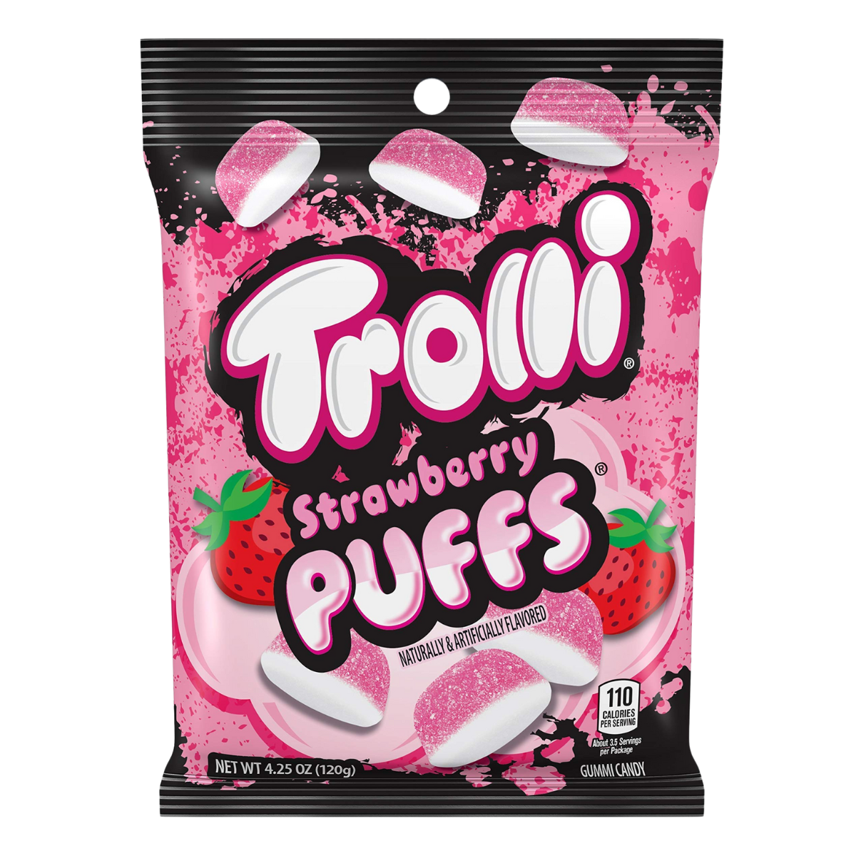 Trolli Gummy Candy Sour Bright Mix and Match 4.2 oz Bags Eggs Crawlers Strawberry Puffs Peachy Fruit Punch Sour Candy