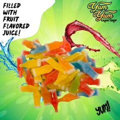 Nik-L-Nips Wax Bottles Candy 1.5 lb Bag Retro Juice Filled Wax Candy Vintage Bulk Sweets