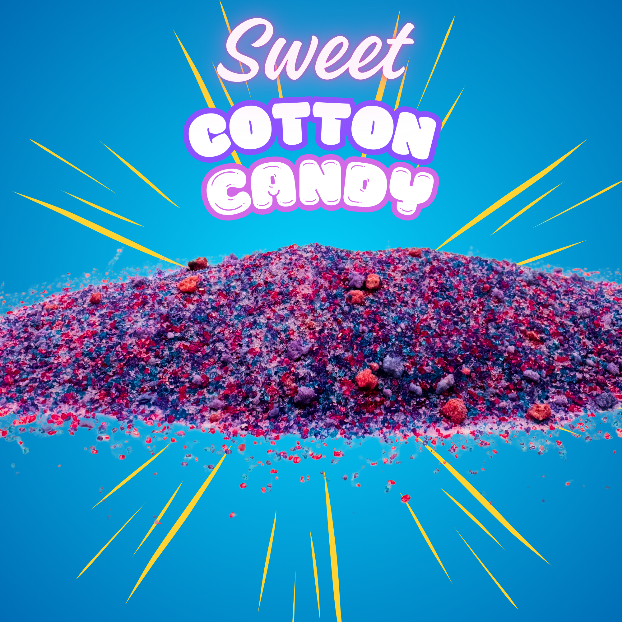 Candy Dipping Powder – Sour Blue Raspberry, Wild Cherry & Cotton Candy | Yum Yum Candy Shop