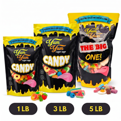 Ultimate Gummy Candy Mix - Over 150 Kinds - Sweet Sour Snack | Yum Yum Candy Shop