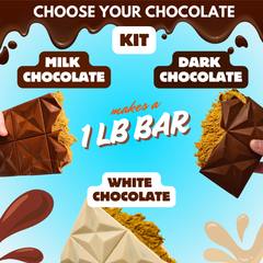 Dubai Pistachio Chocolate Bar Kit – DIY White, Dark & Milk Chocolate | Yum Yum Candy Shop