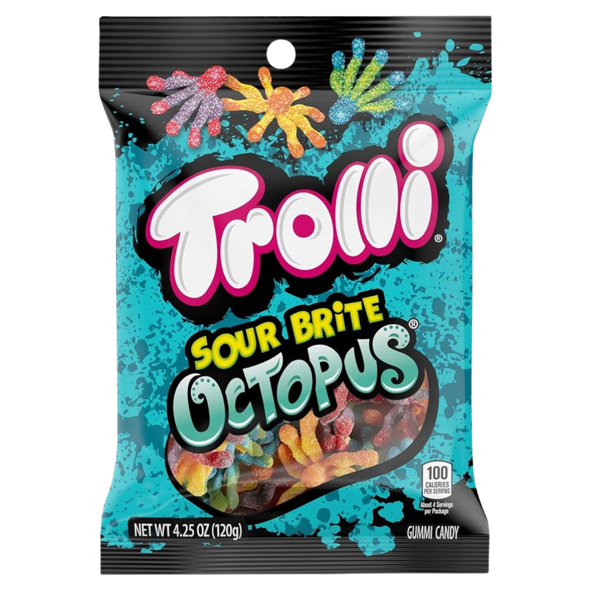 Trolli Gummy Candy Sour Bright Mix and Match 4.2 oz Bags Eggs Crawlers Strawberry Puffs Peachy Fruit Punch Sour Candy