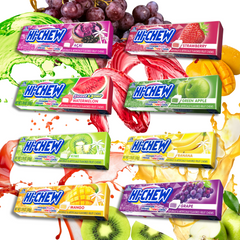 Hi-Chew fruit candy sticks with splashing fruit assorted flavors
