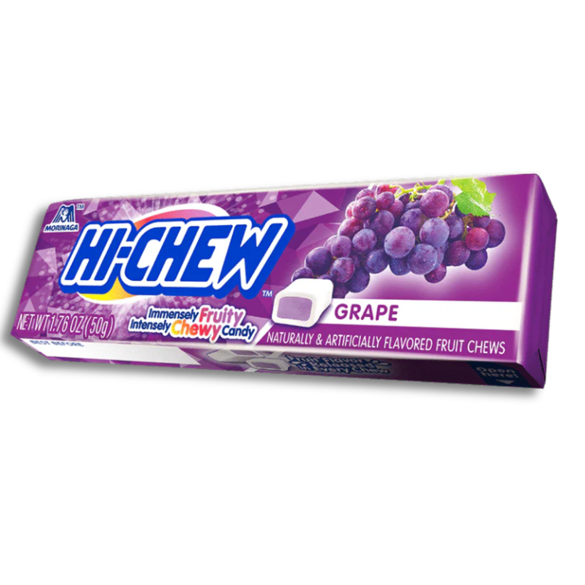 Hi-Chew grape chewy fruit candy stick gluten free