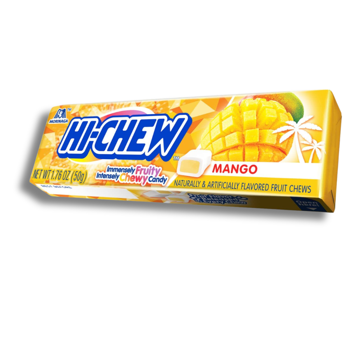 Hi-Chew mango chewy fruit candy stick gluten free