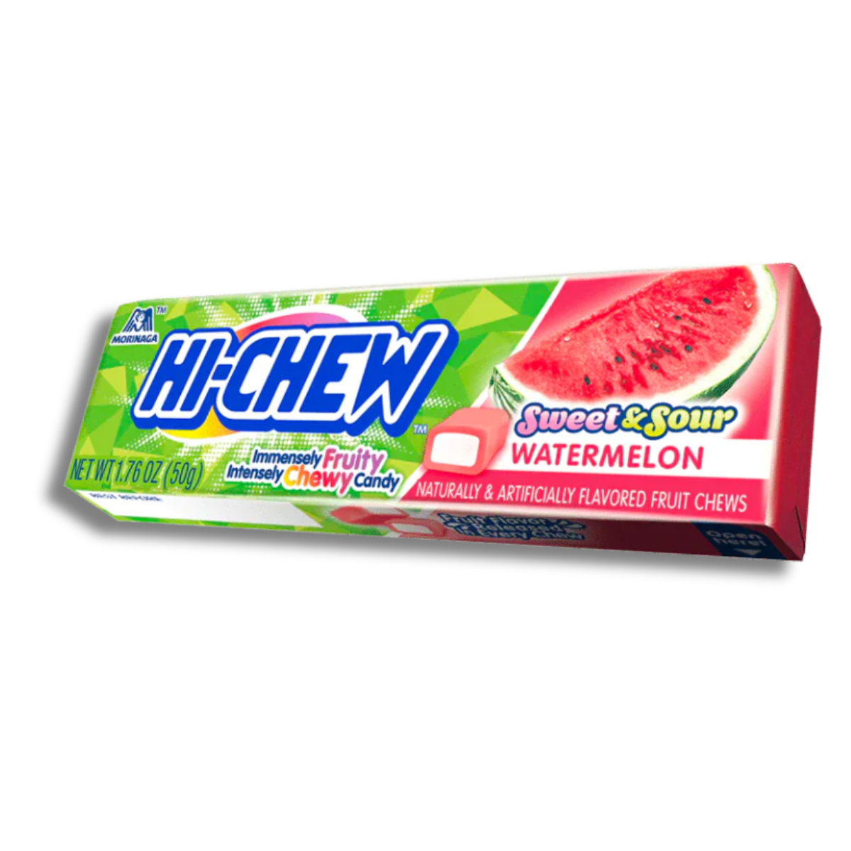 Hi-Chew sweet and sour watermelon chewy fruit candy stick gluten free