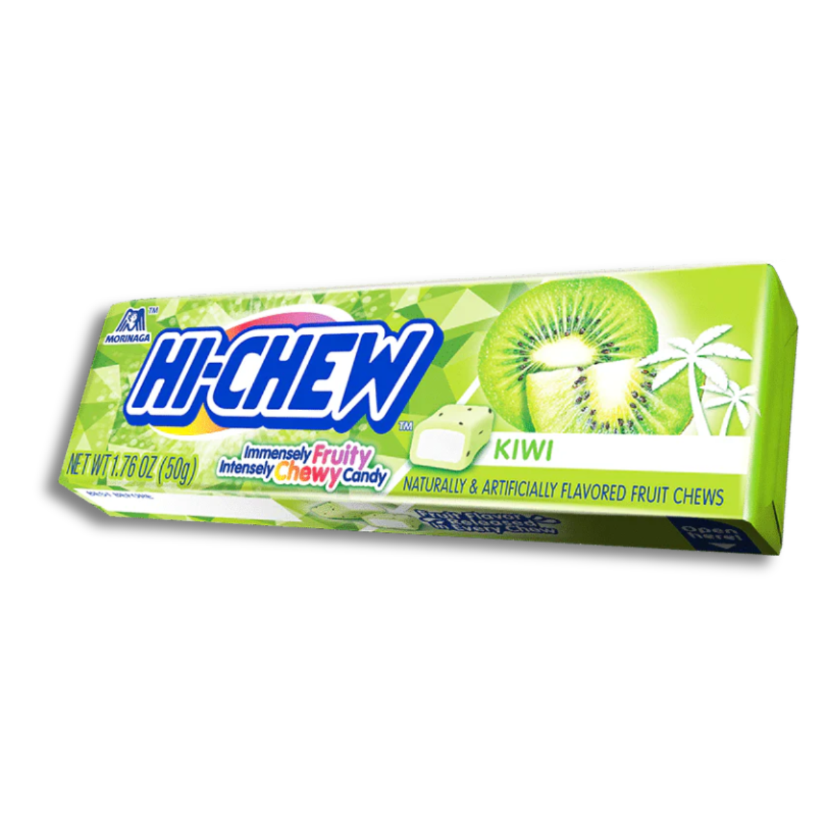 Hi-Chew kiwi chewy fruit candy stick gluten free