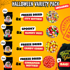 Halloween Freeze Dried Candy Party Pack of Freeze Dried and Gummy Candy Bundle