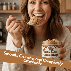 Edible Cookie Butter Cookie Dough – The Ultimate No-Bake Treat - Egg-Free - With Biscoff Crumbles - Yumyumcandyshop
