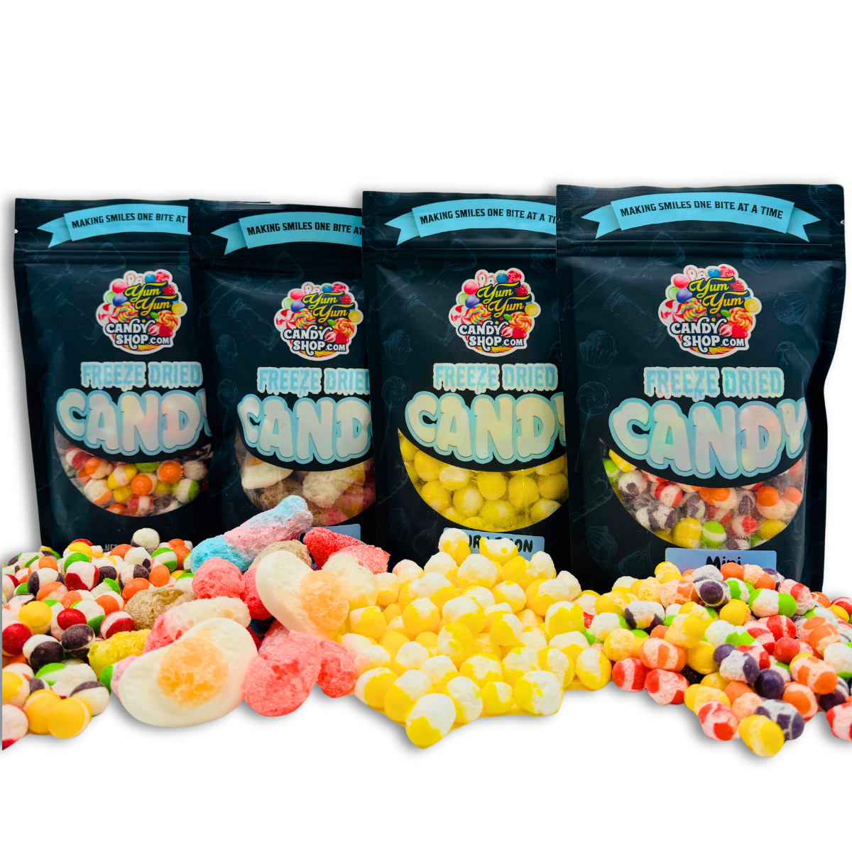 Freeze Dried Candy Variety Pack 4 Different Candies Over 1 lb Candy