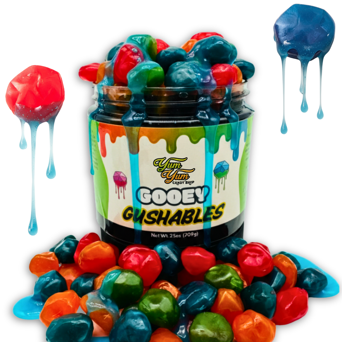 Sour Gooey Gummies – Sour Candy Ooze in Fruity Flavors | Yum Yum Candy ...