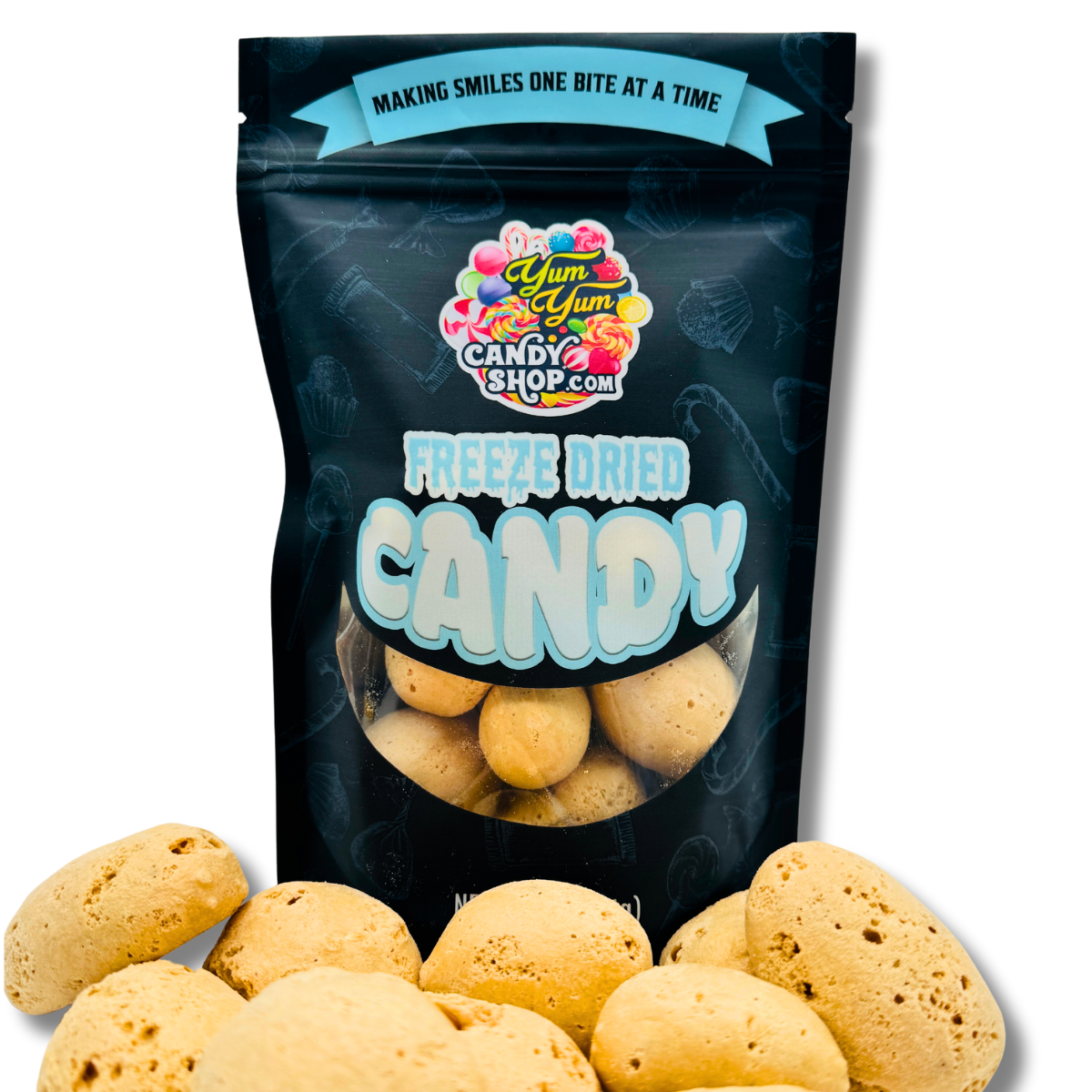 Freeze Dried Honey Almonds Bits Freeze Dried Candy Snack Light Airy Clouds