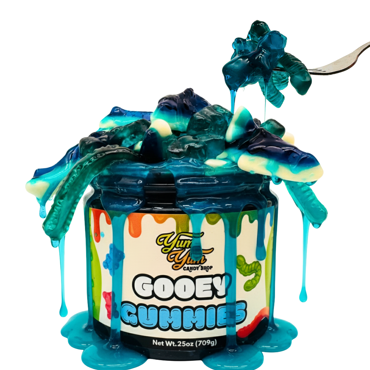 Sour Gooey Gummies – Blue Raspberry, Wild Cherry & Green Apple | Candy