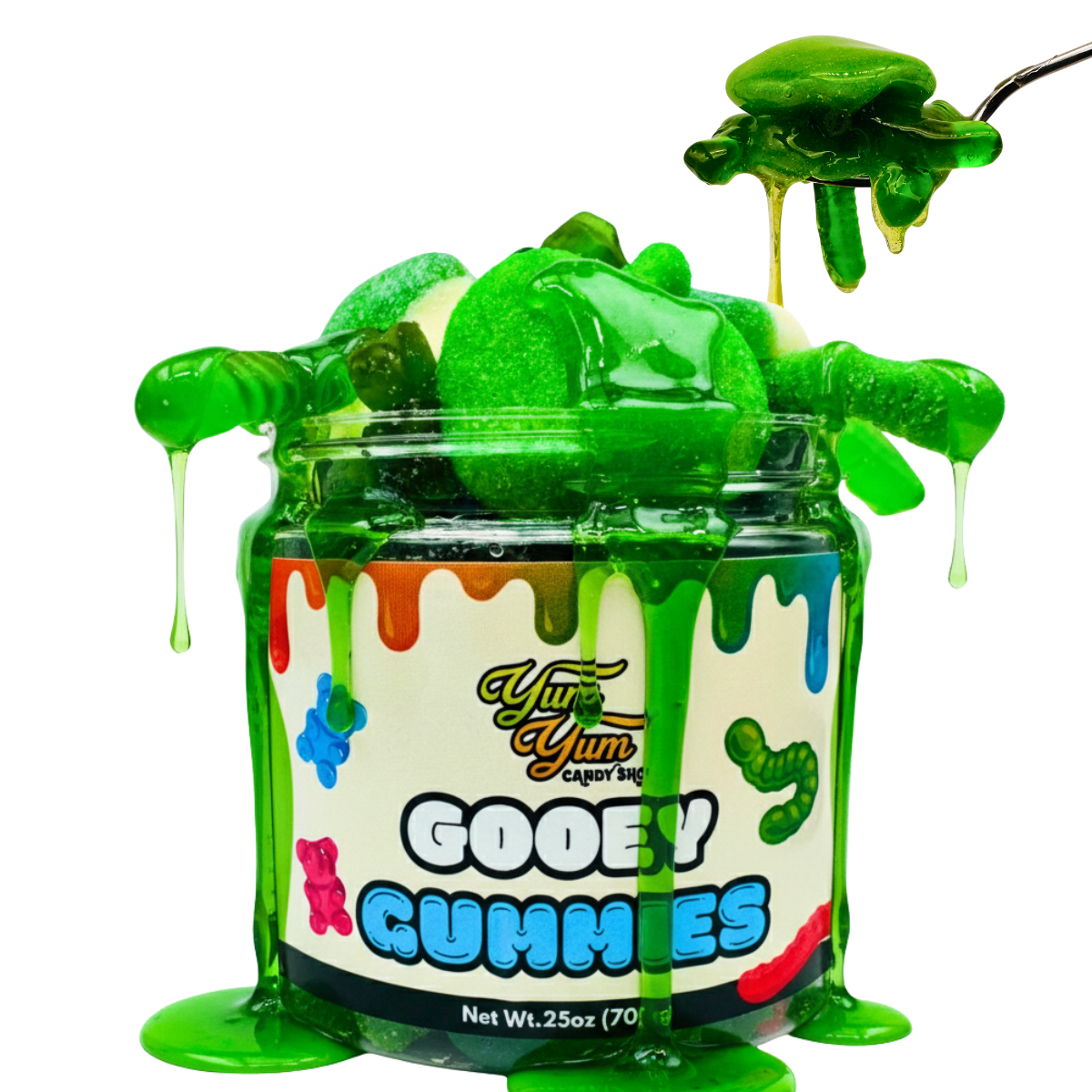 Sour Gooey Gummies – Blue Raspberry, Wild Cherry & Green Apple | Candy